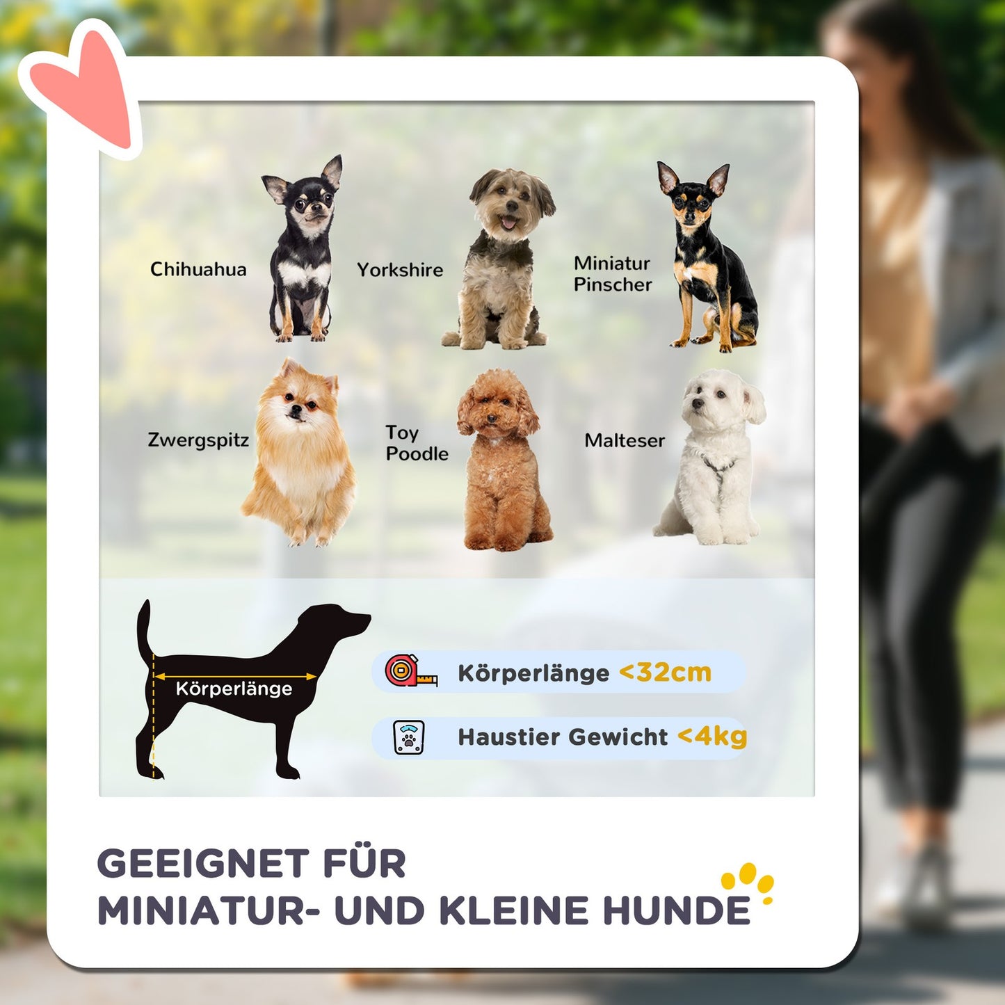 Hundewagen Pet Stroller Für Kleine Hunde Haustierwagen Klappbar Oxford Rot